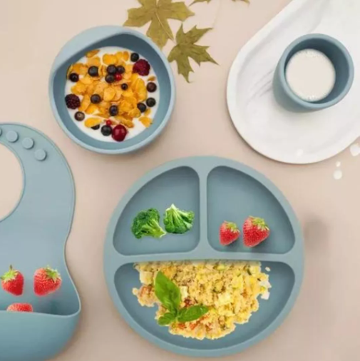 Kit Vajilla Silicona Bebe