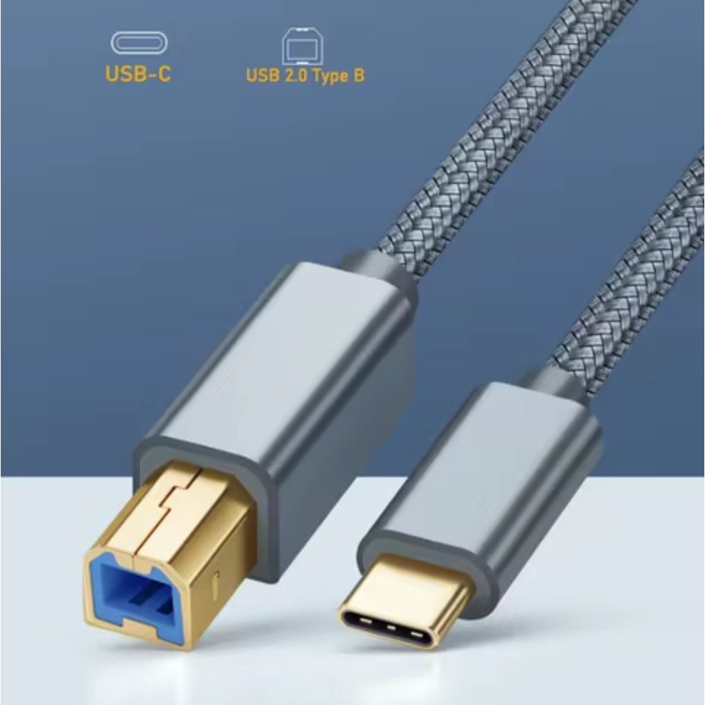 Cable Impresora Usb Tipo C A Tipo A 1.5M
