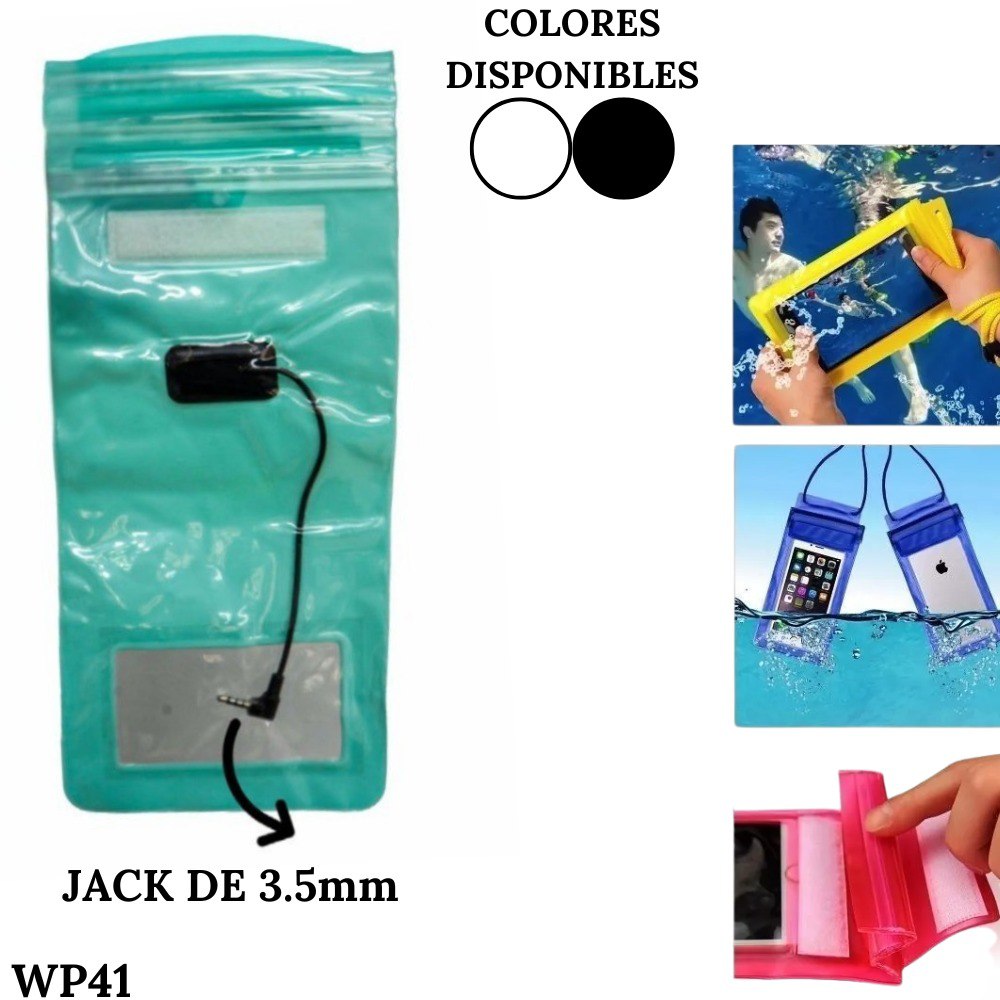 Protector  Agua Con Adaptador Para Audif