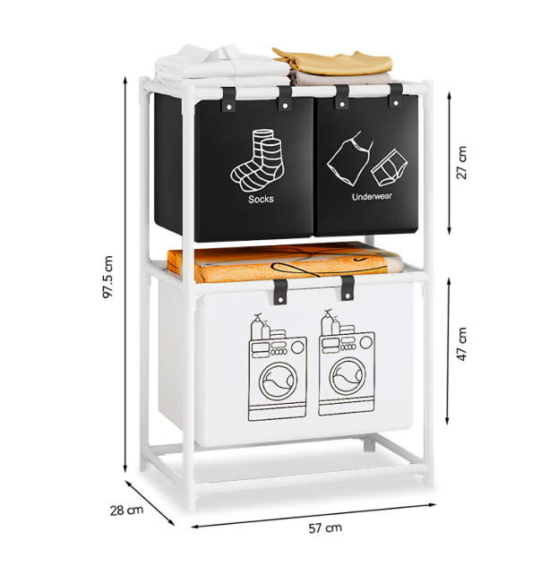 Miniatura 4 de Cesto de Lavanderia Organizador Multifun