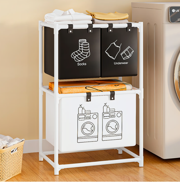 Cesto de Lavanderia Organizador Multifun