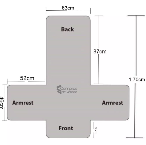 Miniatura 4 de Funda Protector Sofá Mueble 1 Puesto