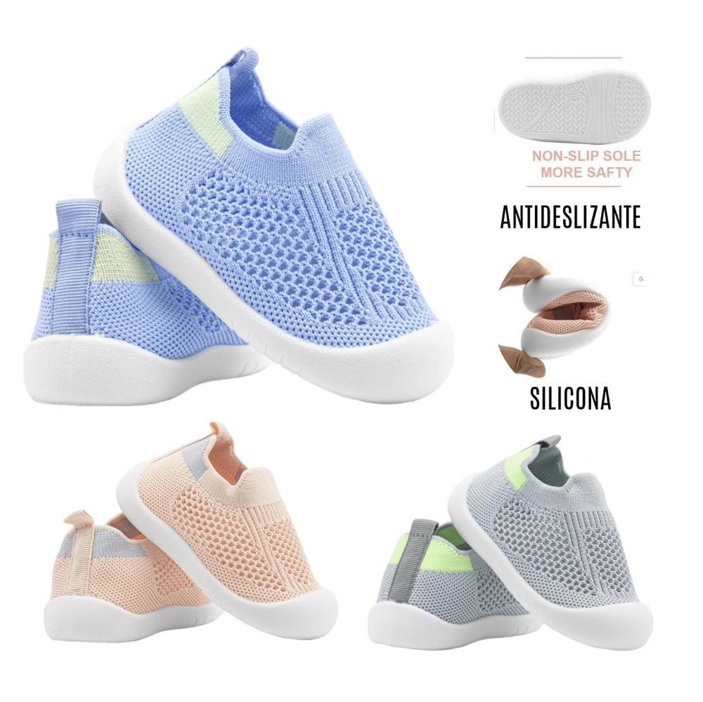 ZAPATO SUELA EN GOMA PARA BEBES MODELO