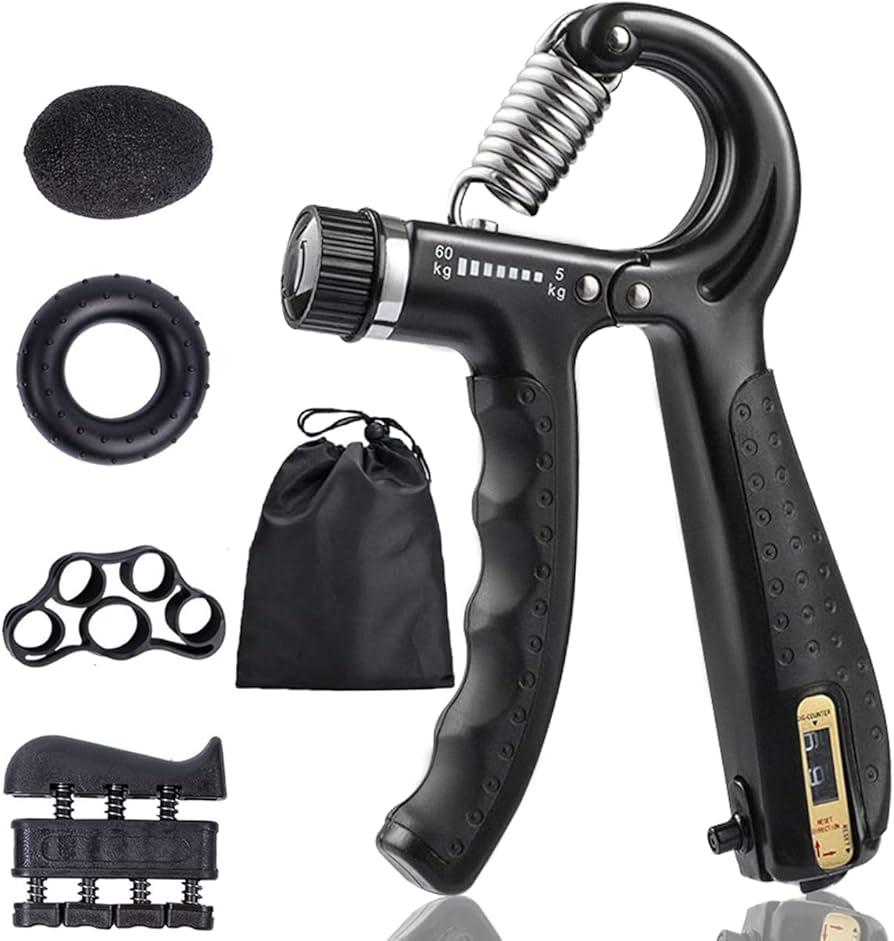 Kit Ejercitador Mano Muneca 5 en 1