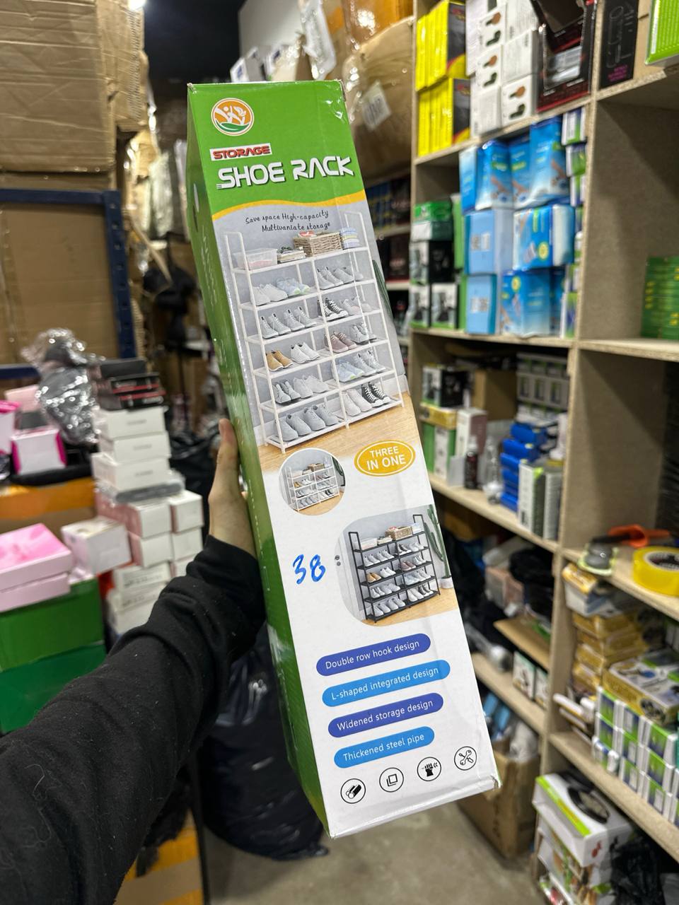 Miniatura 1 de Organizador zapatos 6 niveles doble