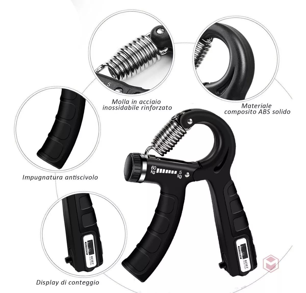 Miniatura 2 de Ejercitador de manos metalico