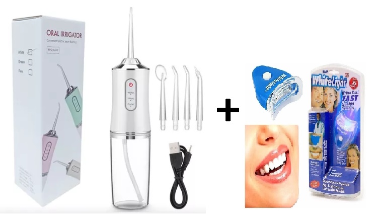 Irrigador bucal + Blanqueador Whiteligh
