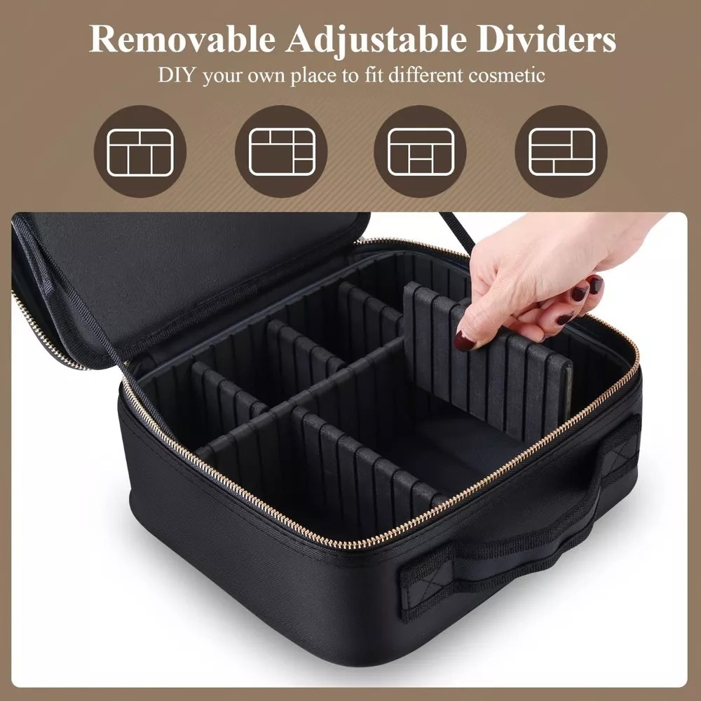 Cosmetiquera Profesional Con Espejo Led