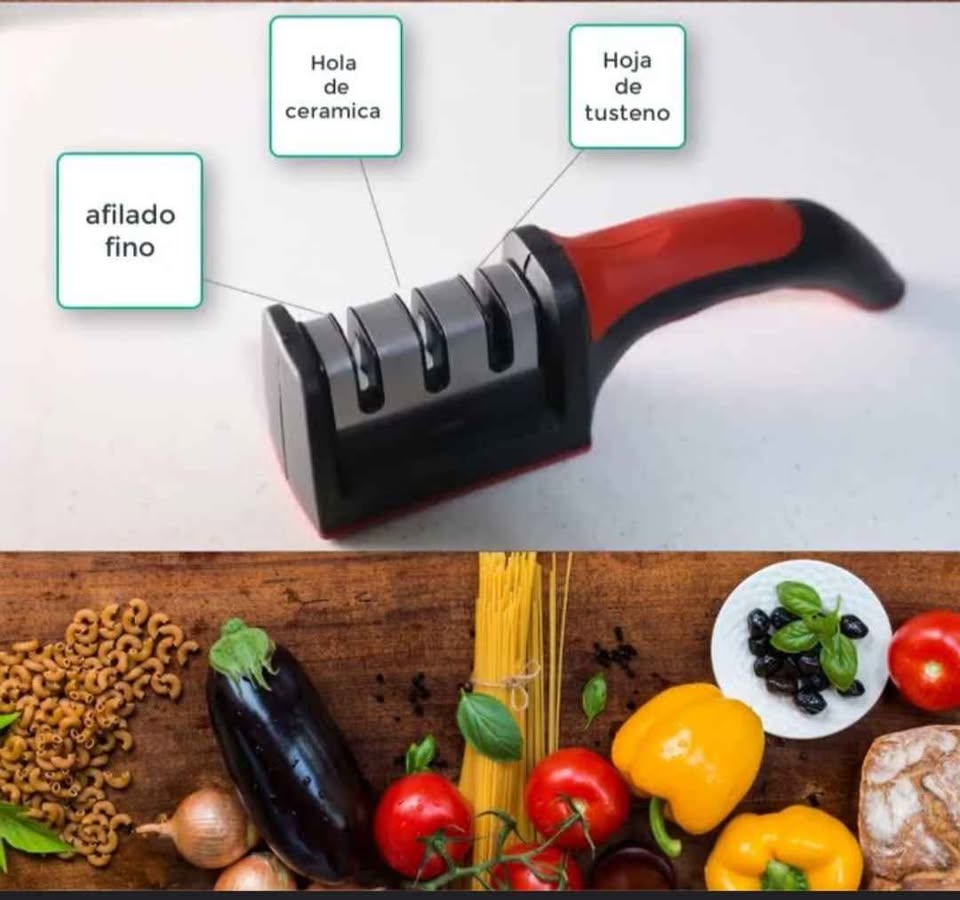 Combo afilador de cuchillos 1 Afilador