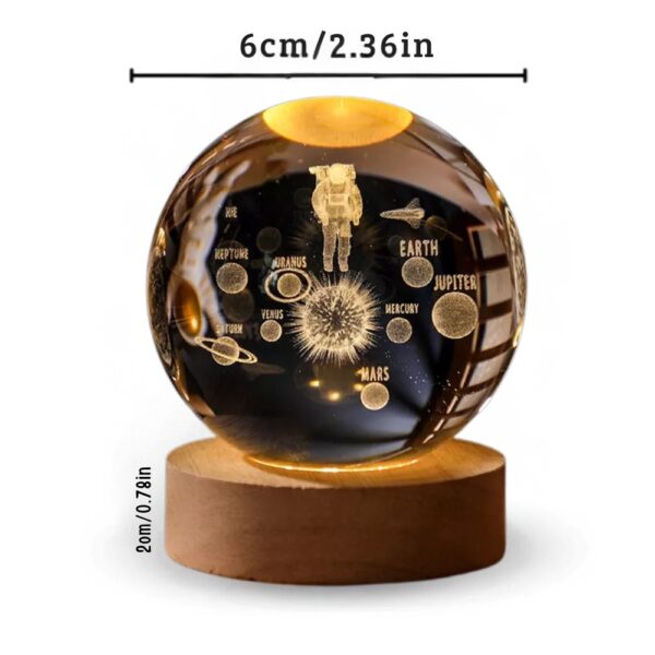 Miniatura 2 de Lampara Esfera Astronauta Planetas