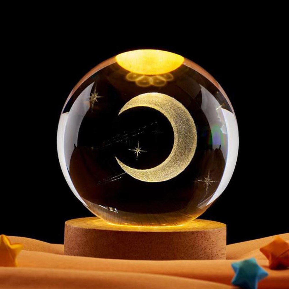 Lampara Esfera Media Luna