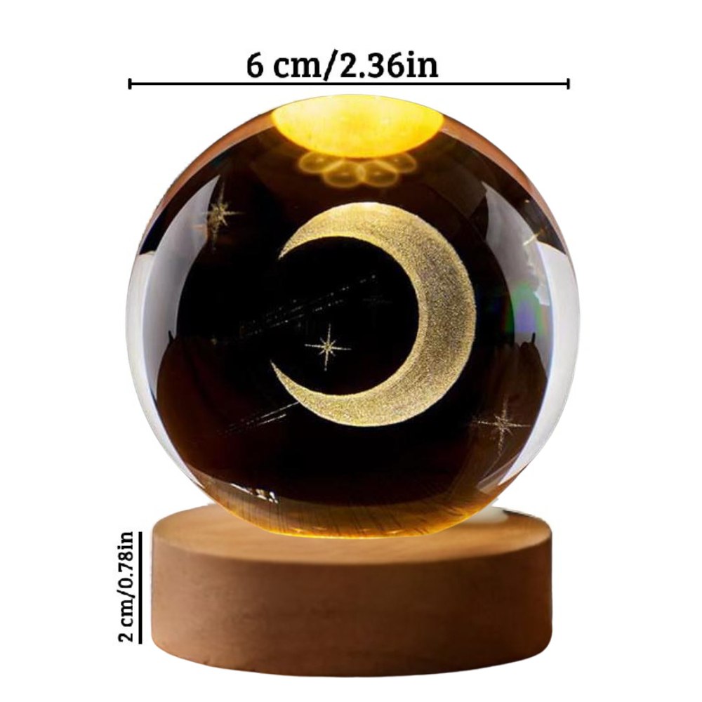 Miniatura 2 de Lampara Esfera Media Luna