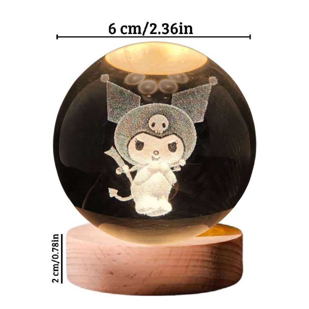 Miniatura 2 de Lampara esfera Kuromi