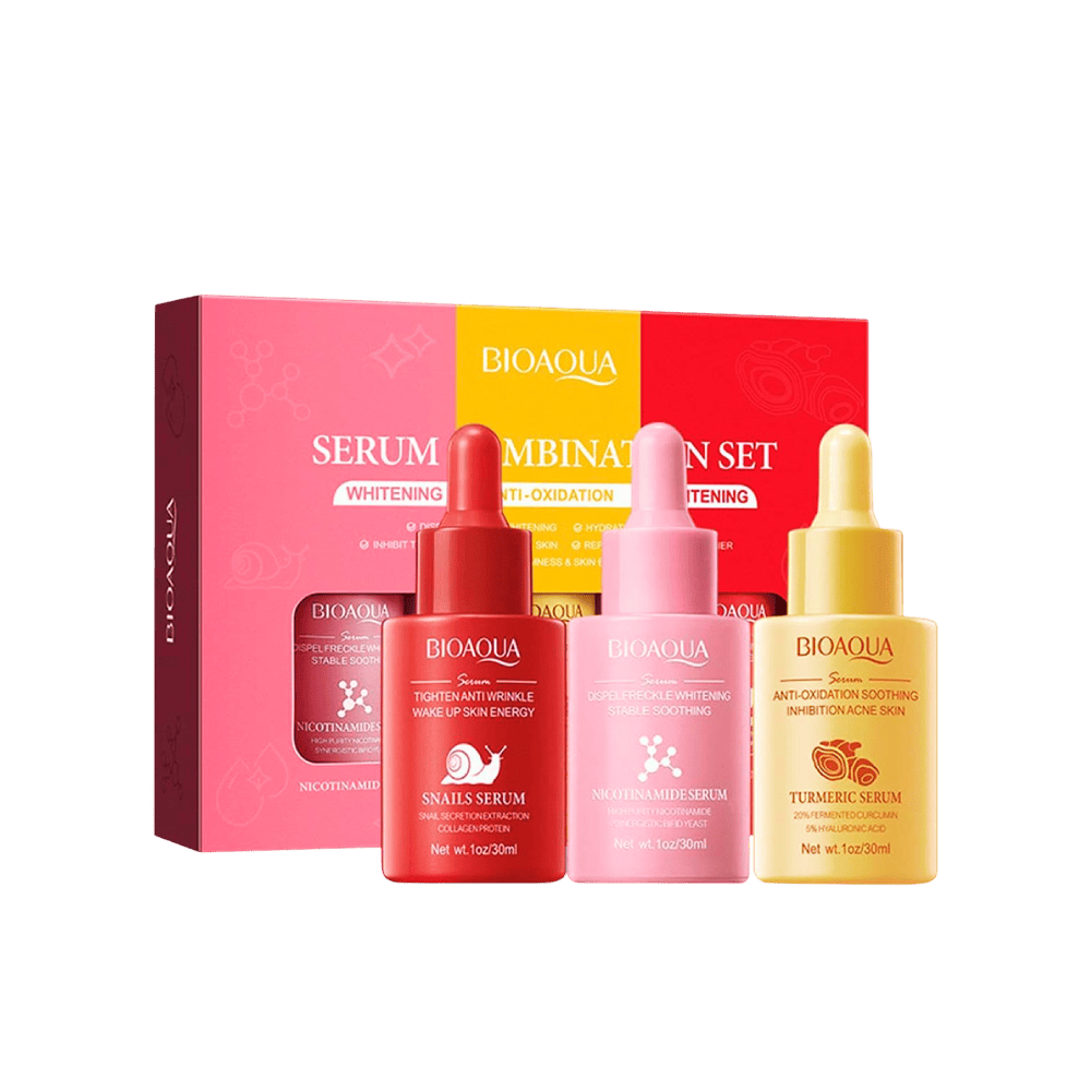 Kit x3 sueros super hidratante bioaqua disponible en Yaxa Colombia