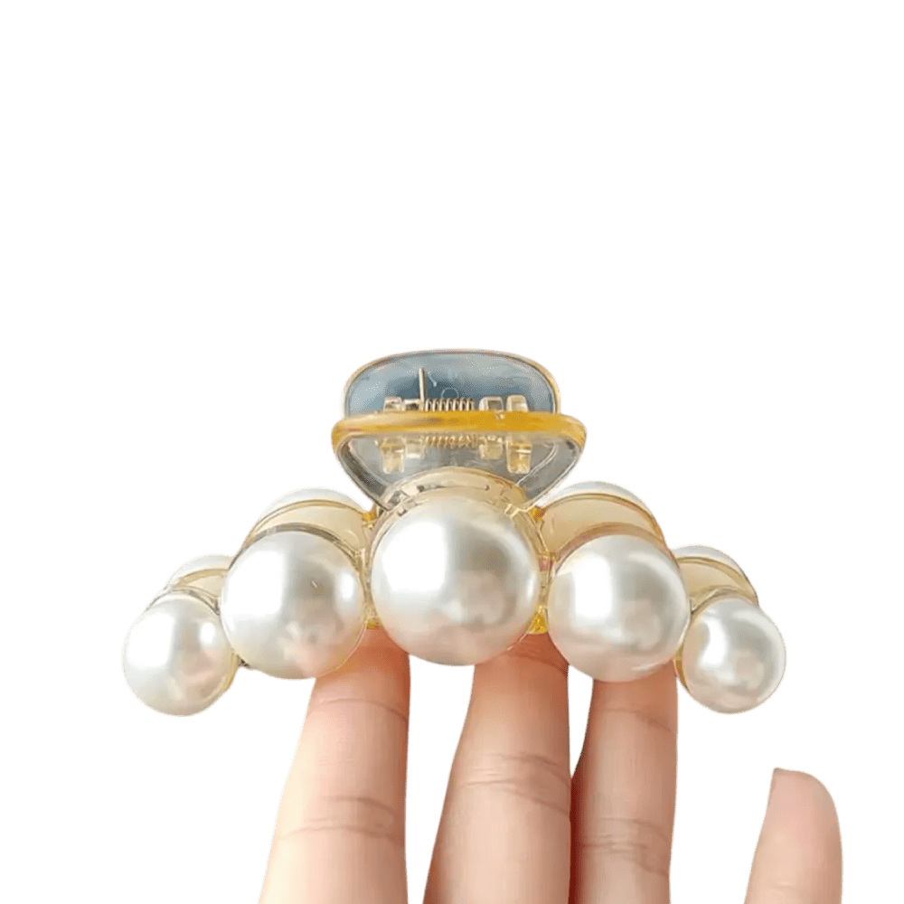 Pinza cinco esferas blanca disponible en Yaxa Colombia