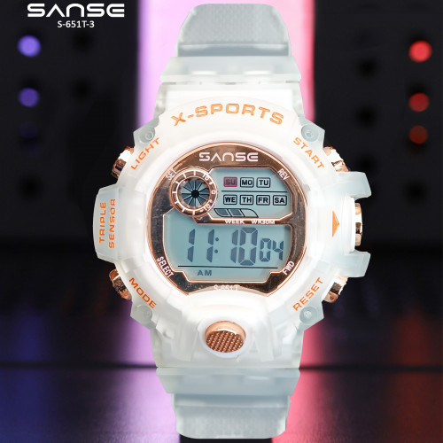 S-651T-3 RELOJ SANSE ESTUCHE ORO/ROSA