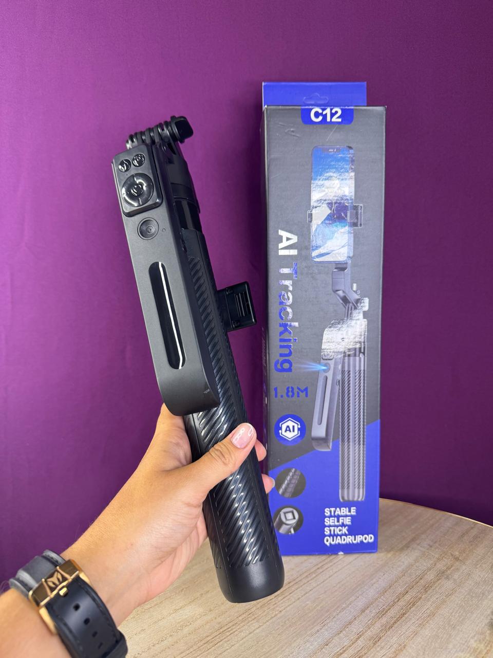 TRIPODE CON SENSOR DE MOVIMIENTO