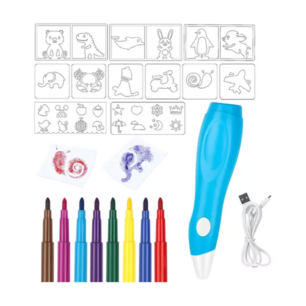 🎨 Aerógrafo y Marcadores para Niños - ¡Creatividad Sin Límites! 🌈 2