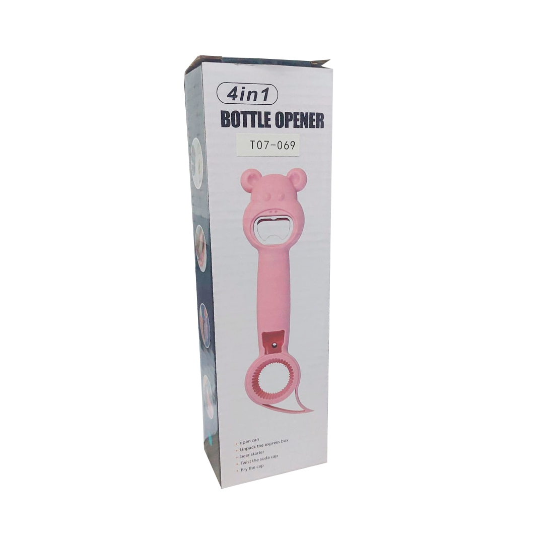 Vista 5 de ABRELATAS CON FORMA DE OSO T07-069 - COLOR: ROSADO