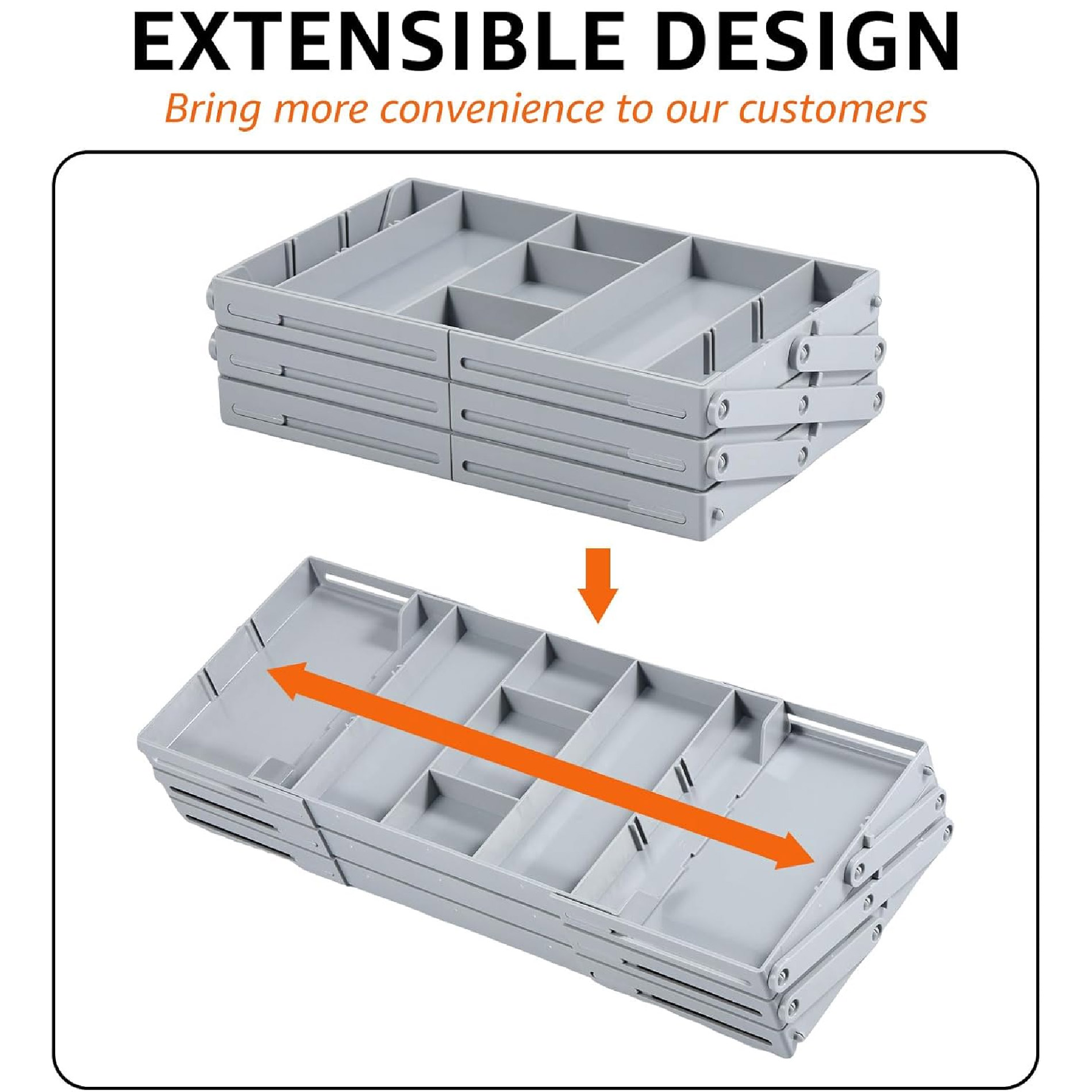 Miniatura 5 de Organizador Cajones Expandible 3 Niveles