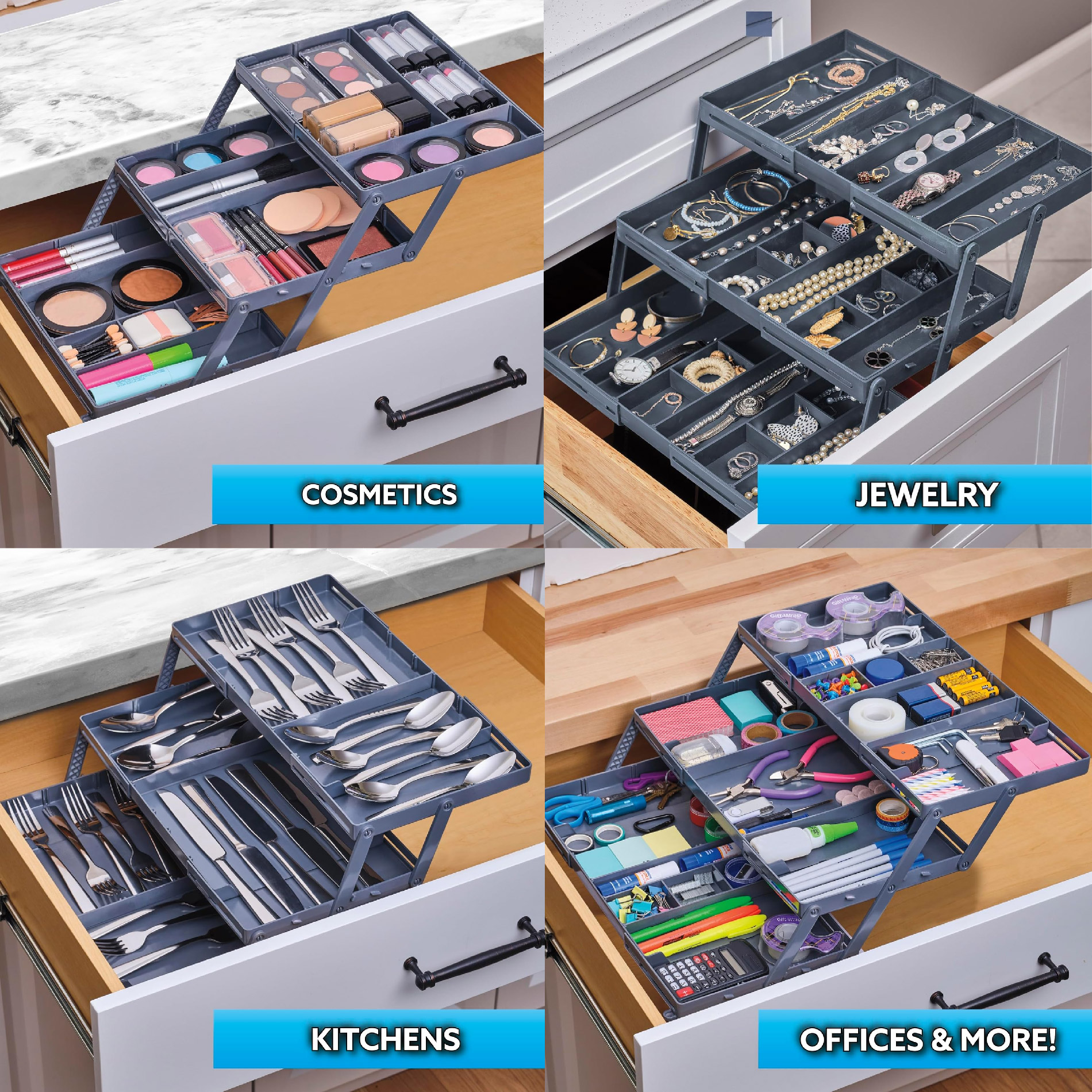 Miniatura 2 de Organizador Cajones Expandible 3 Niveles