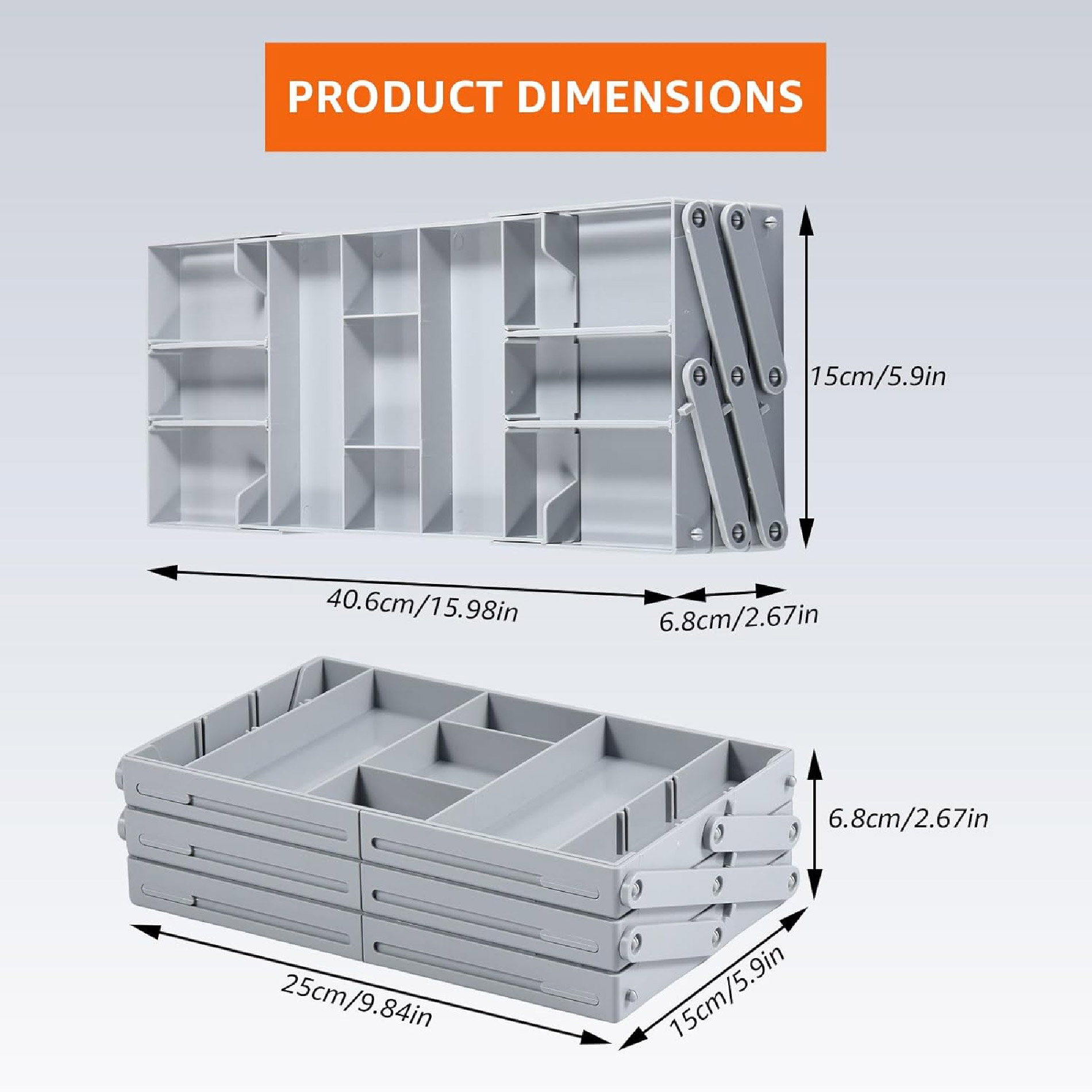 Organizador Cajones Expandible 3 Niveles