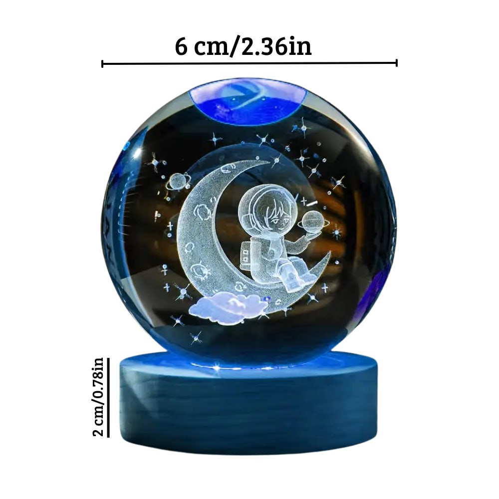 Miniatura 2 de Esfera Astronauta en la medialuna Multi