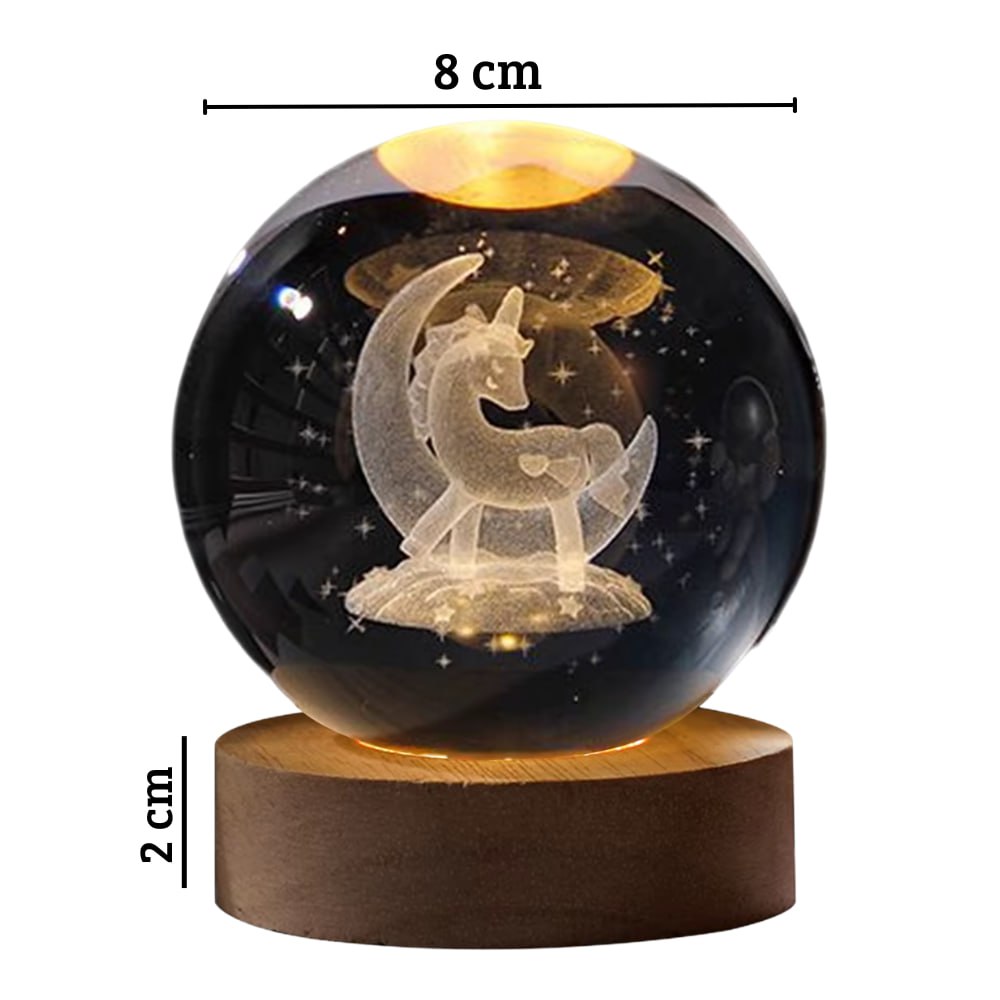 Esfera Unicornio medialuna Multicolor G