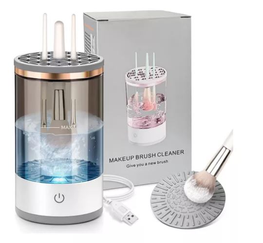 Limpiador Eléctrico Brochas Maquillaje