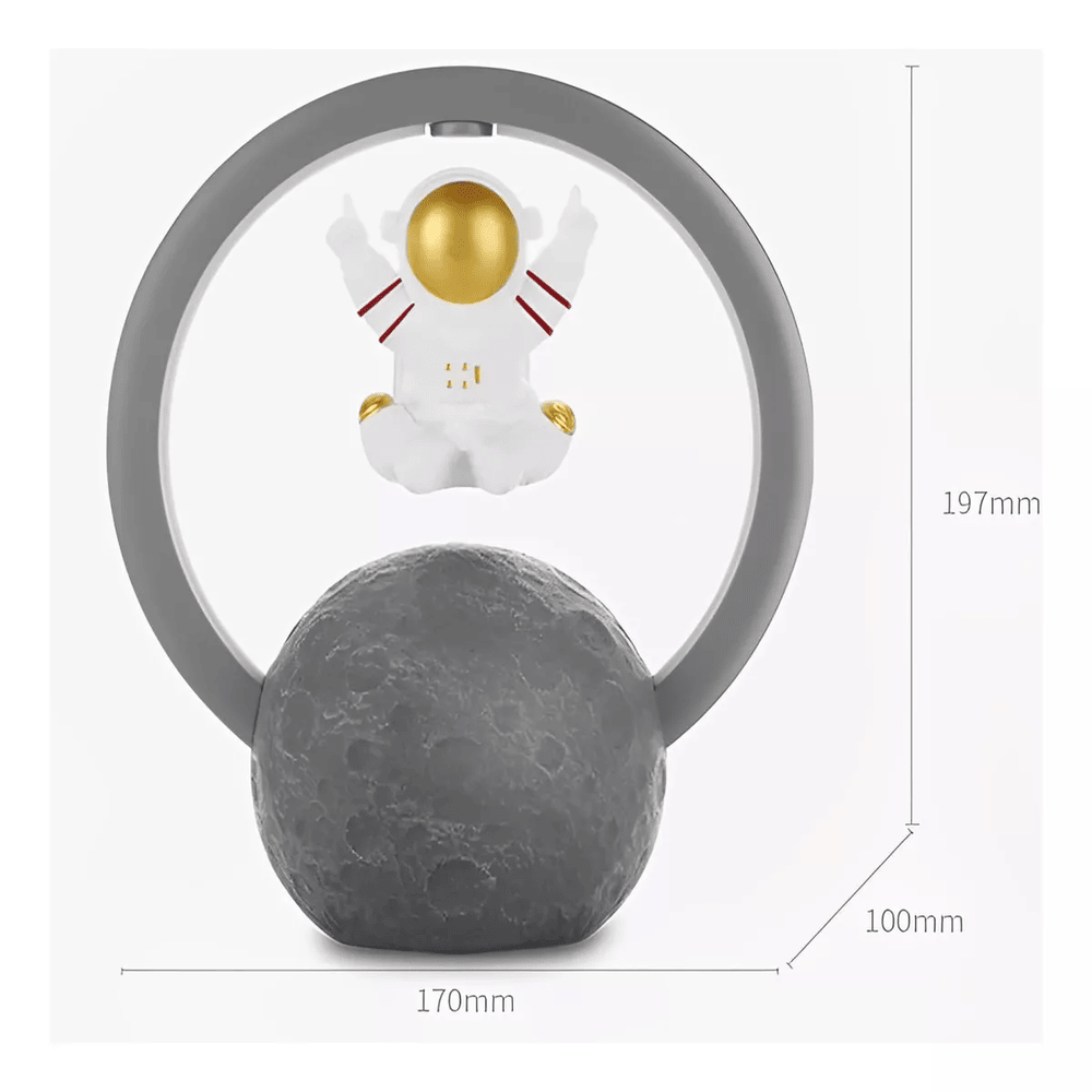 Miniatura 4 de Parlante Astronauta Con Aro Luz Rgb