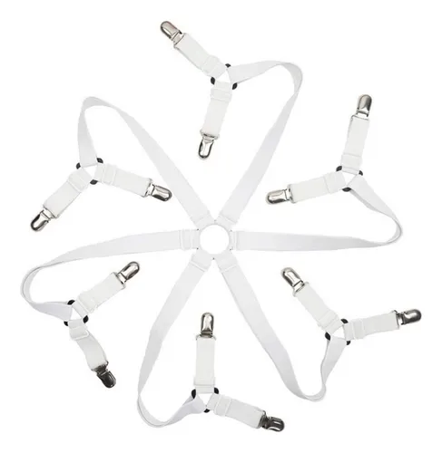 Miniatura 6 de Sujetadores De Sabanas Soporte Elástico