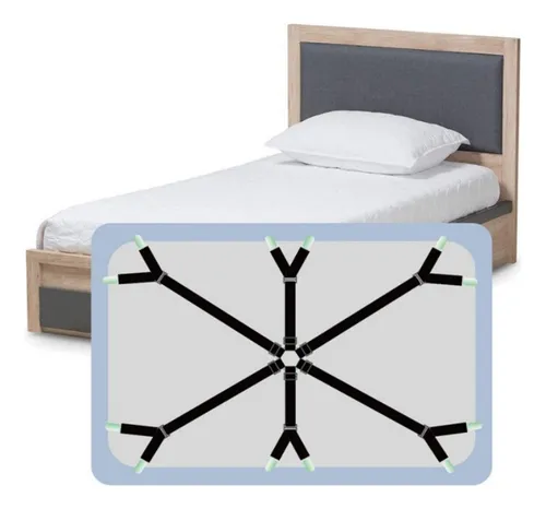 Miniatura 3 de Sujetadores De Sabanas Soporte Elástico