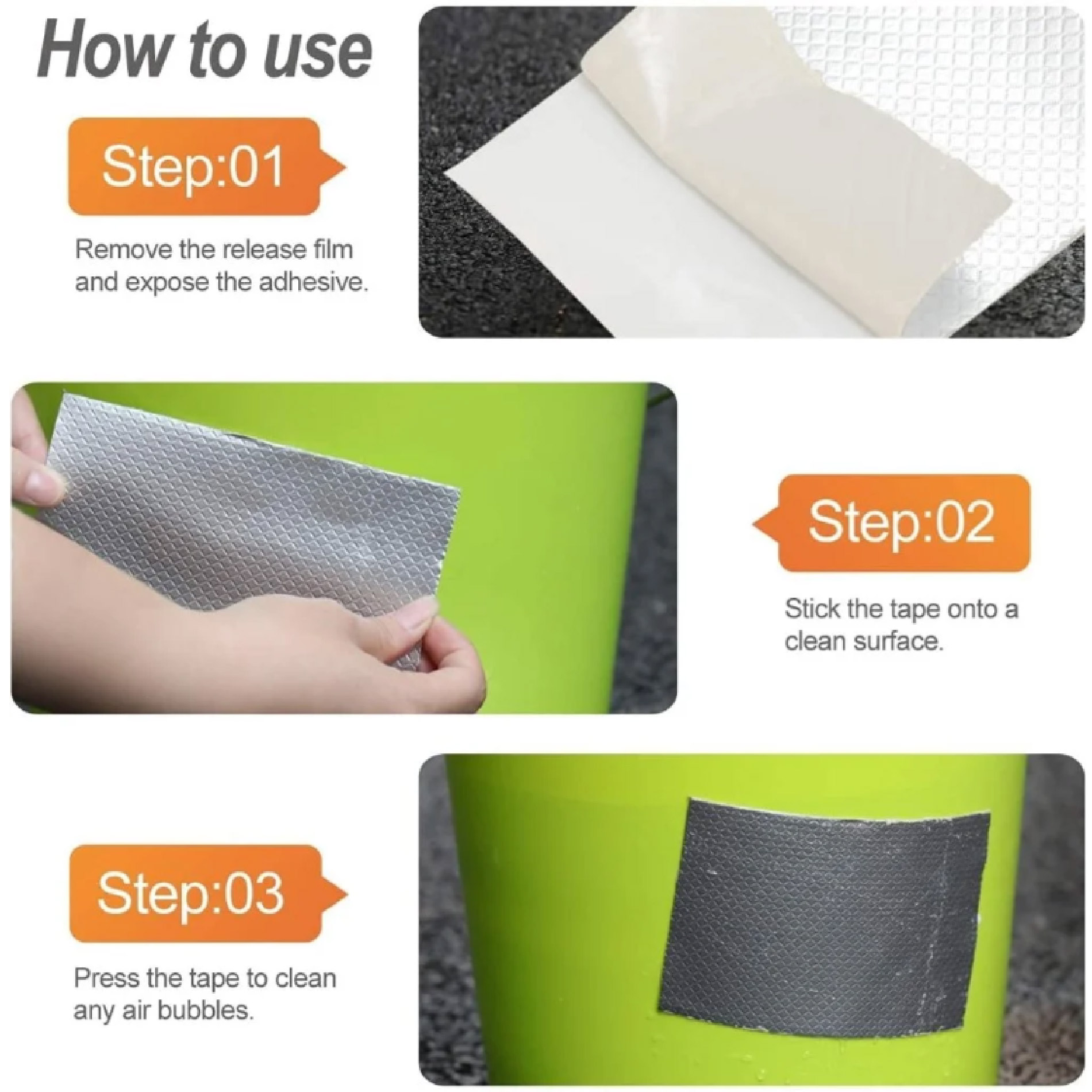 Miniatura 2 de Cinta Impermeable Butilo Selladora 5cm