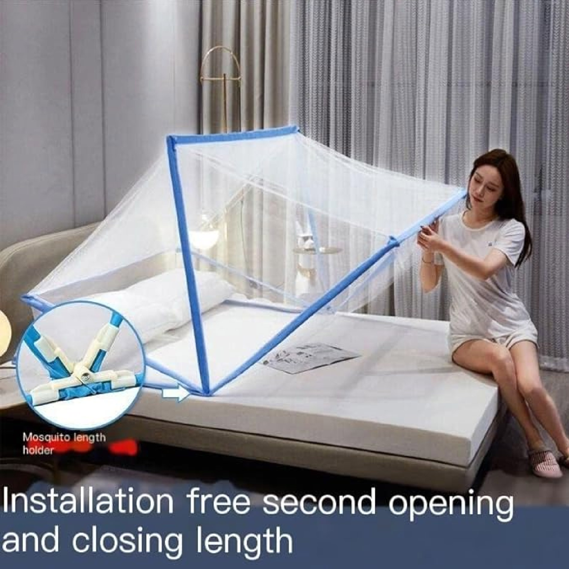 Miniatura 2 de Toldillo Mosquitero 190x100cm Plegable