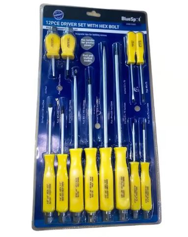 Juego Destornilladores De Impacto 12 PCS