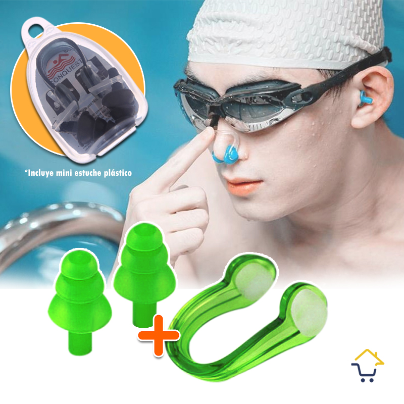 Tapones de Oídos y Nariz Natación 565