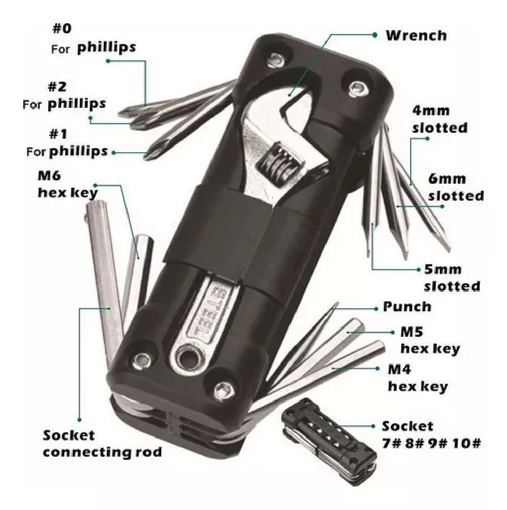 Miniatura 1 de Kit Herramientas 16 en 1 Multifuncional