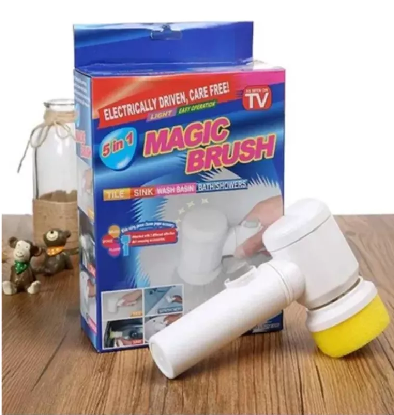 Cepillo Limpieza 5en1 + Aspiradora Porta