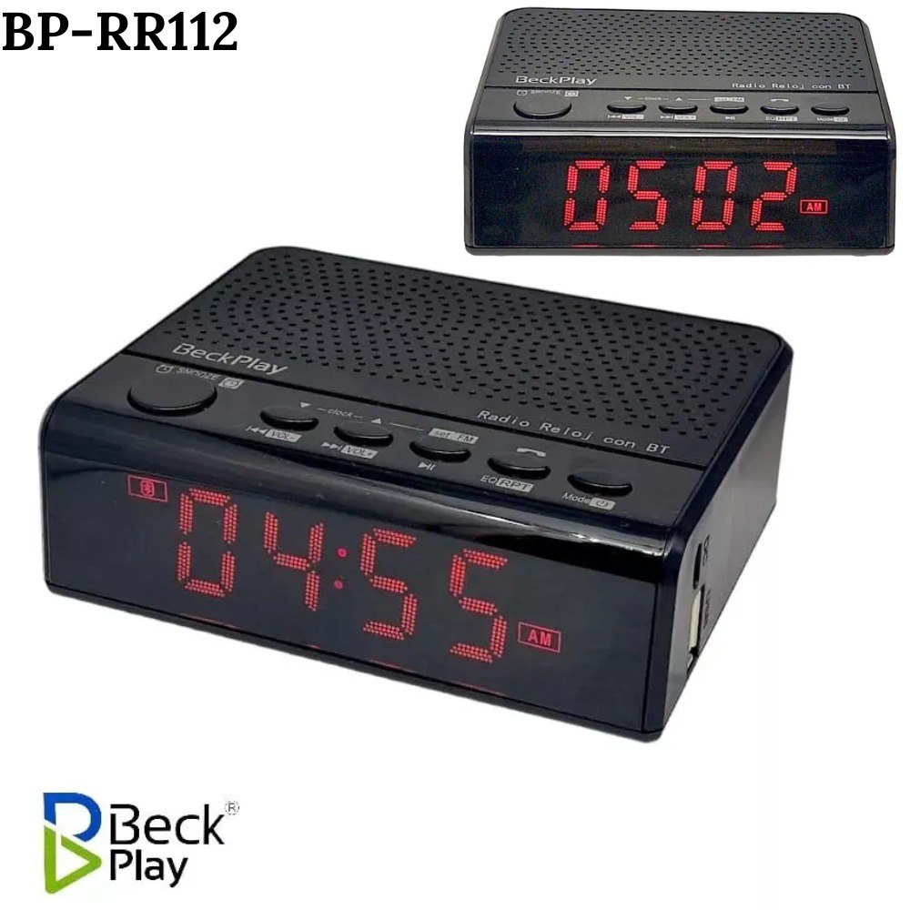 Radio Reloj Despertador Bp- RR112