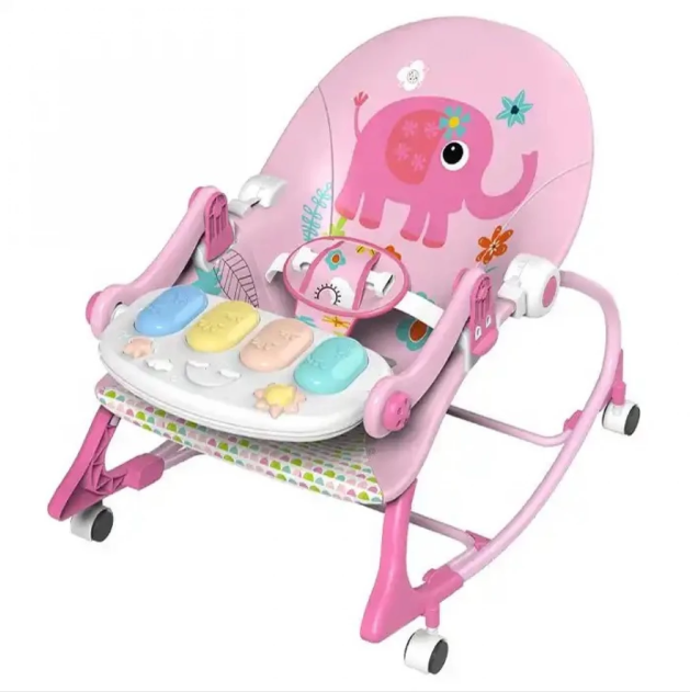 Miniatura 5 de Silla Mecedora Musical Con Ruedas, Piano