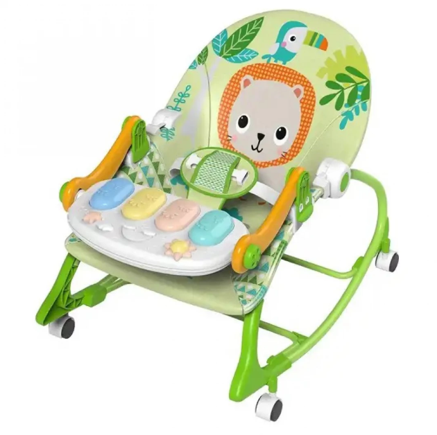 Miniatura 4 de Silla Mecedora Musical Con Ruedas, Piano