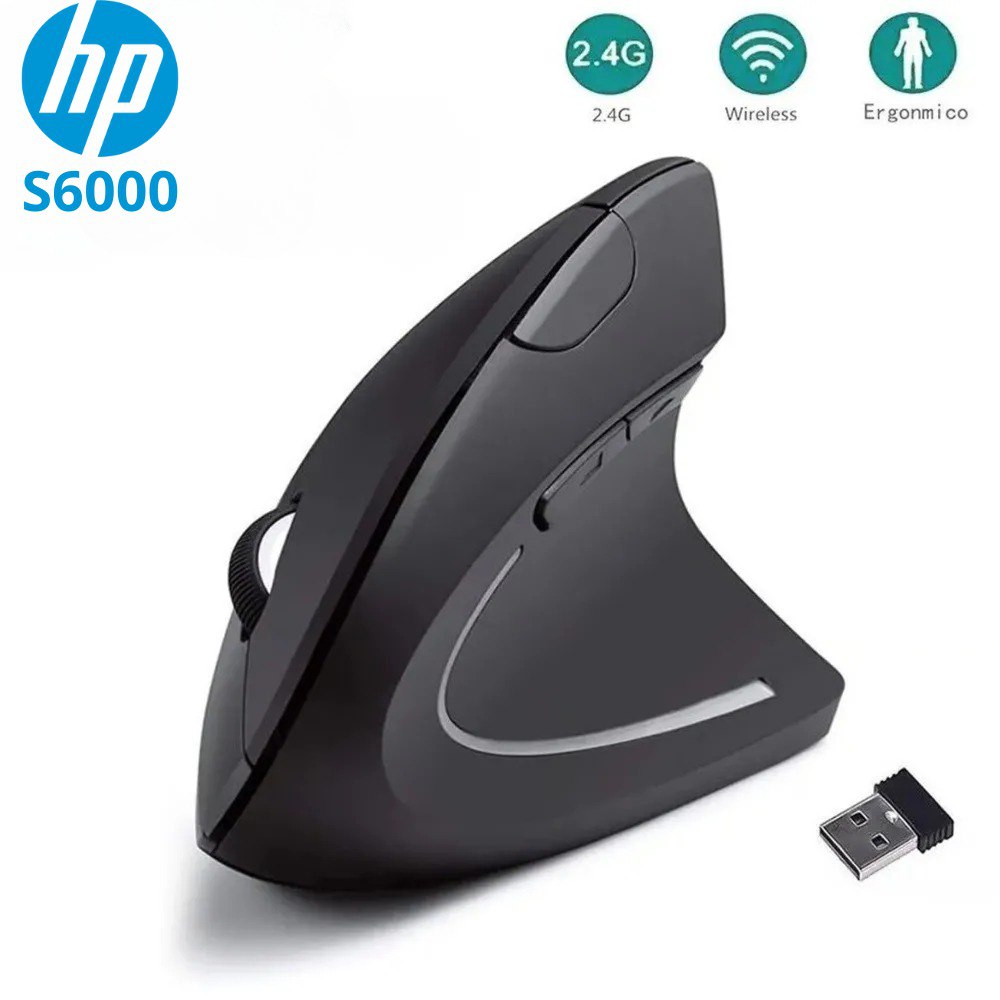 Miniatura 2 de Mouse Inalambrico Ergonomico Hp S6000