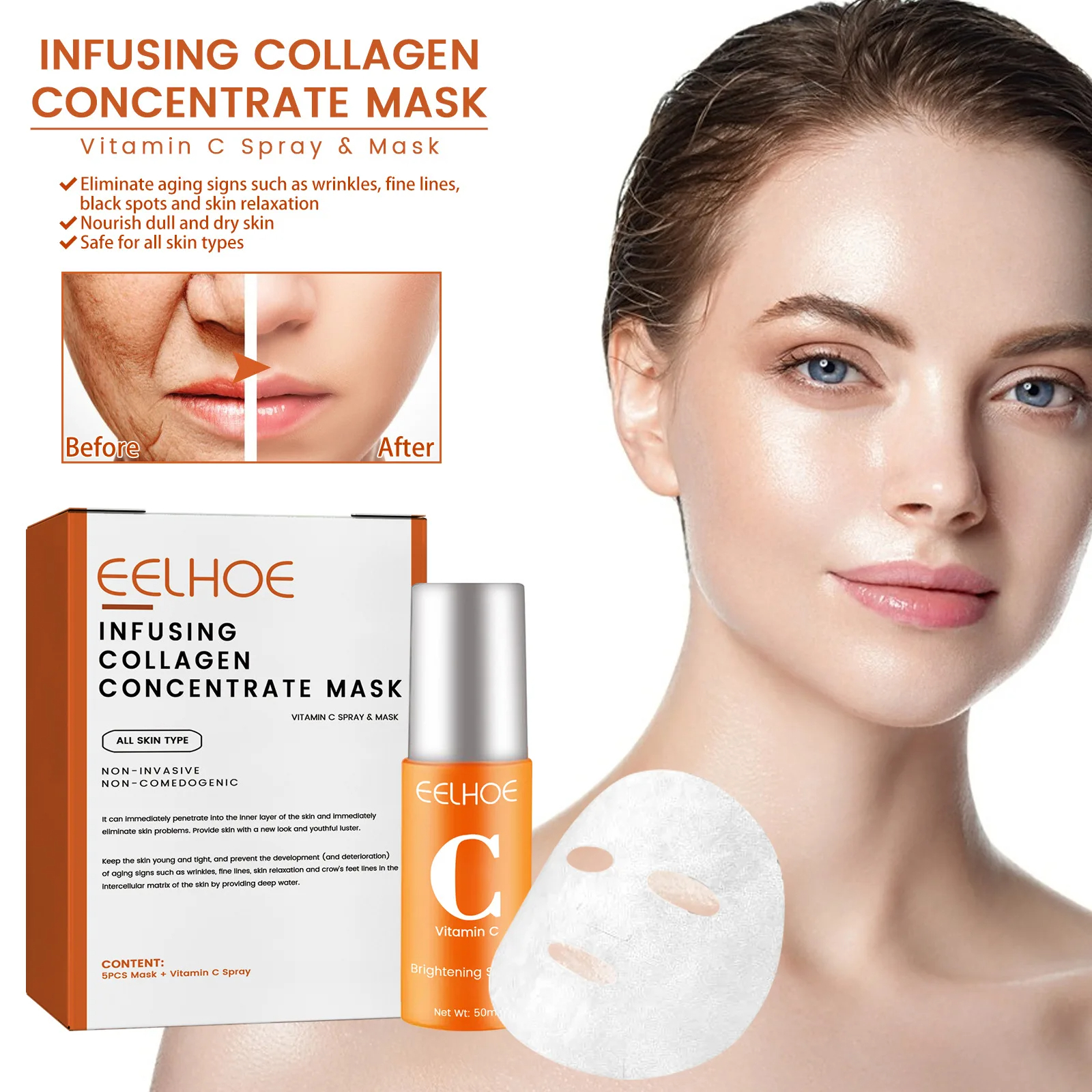Miniatura 5 de Colageno Mascarilla Vitamina C Concentra