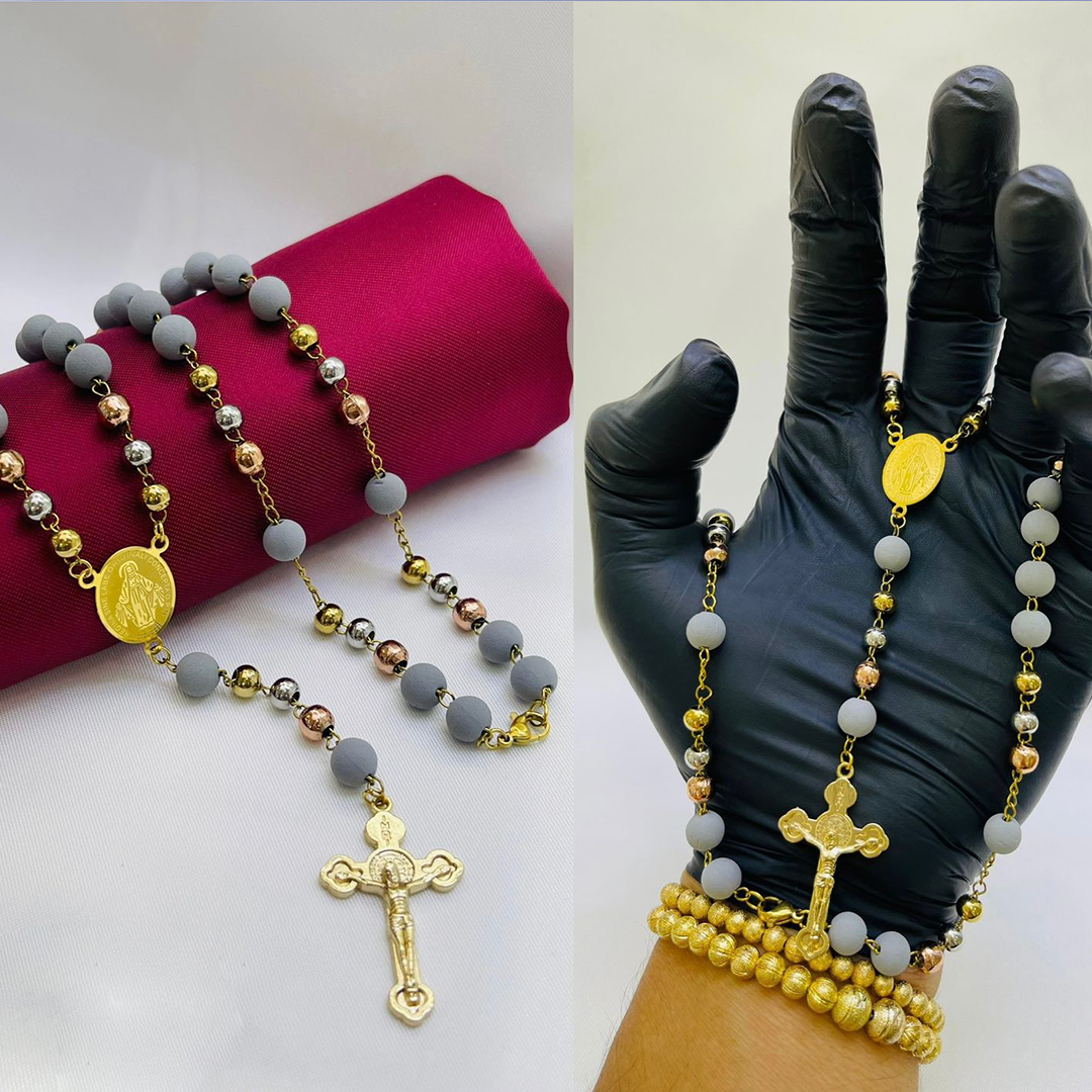 CAMANDULA BAÑO EN 3 OROS-NEOPRENO-GRIS