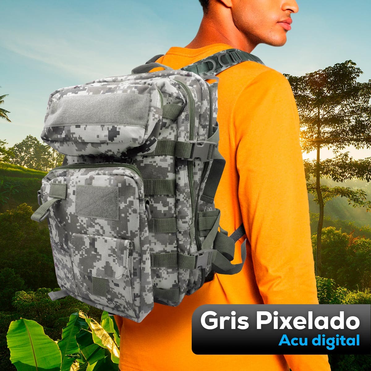 Morral Militar 40 Litros Bolso E456