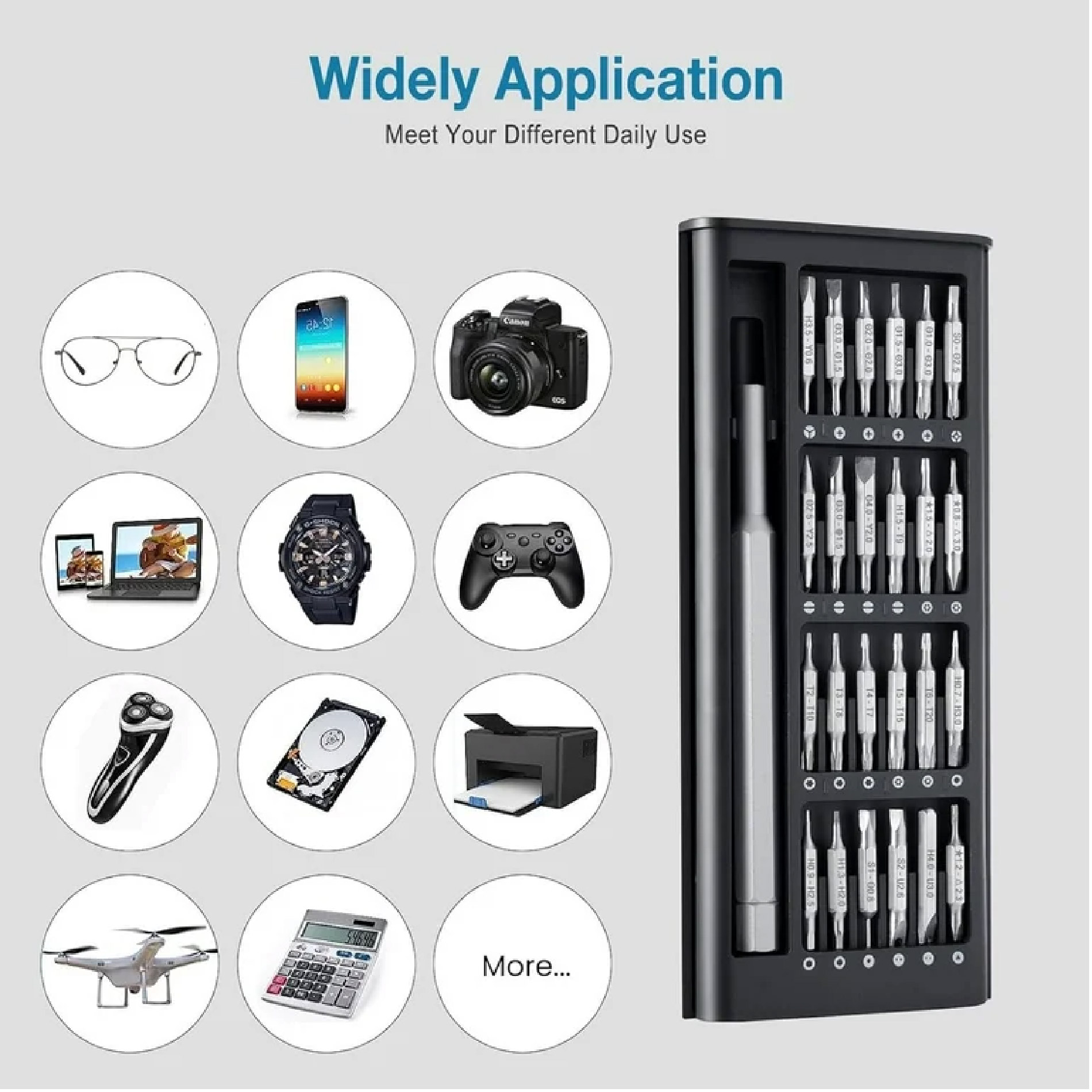 Miniatura 3 de Kit Destornilladores Precision 25 En 1