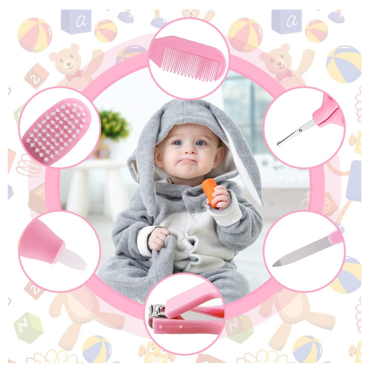 🍼 Kit de Cuidado y Aseo para Bebé - Todo en Uno! 👶 4