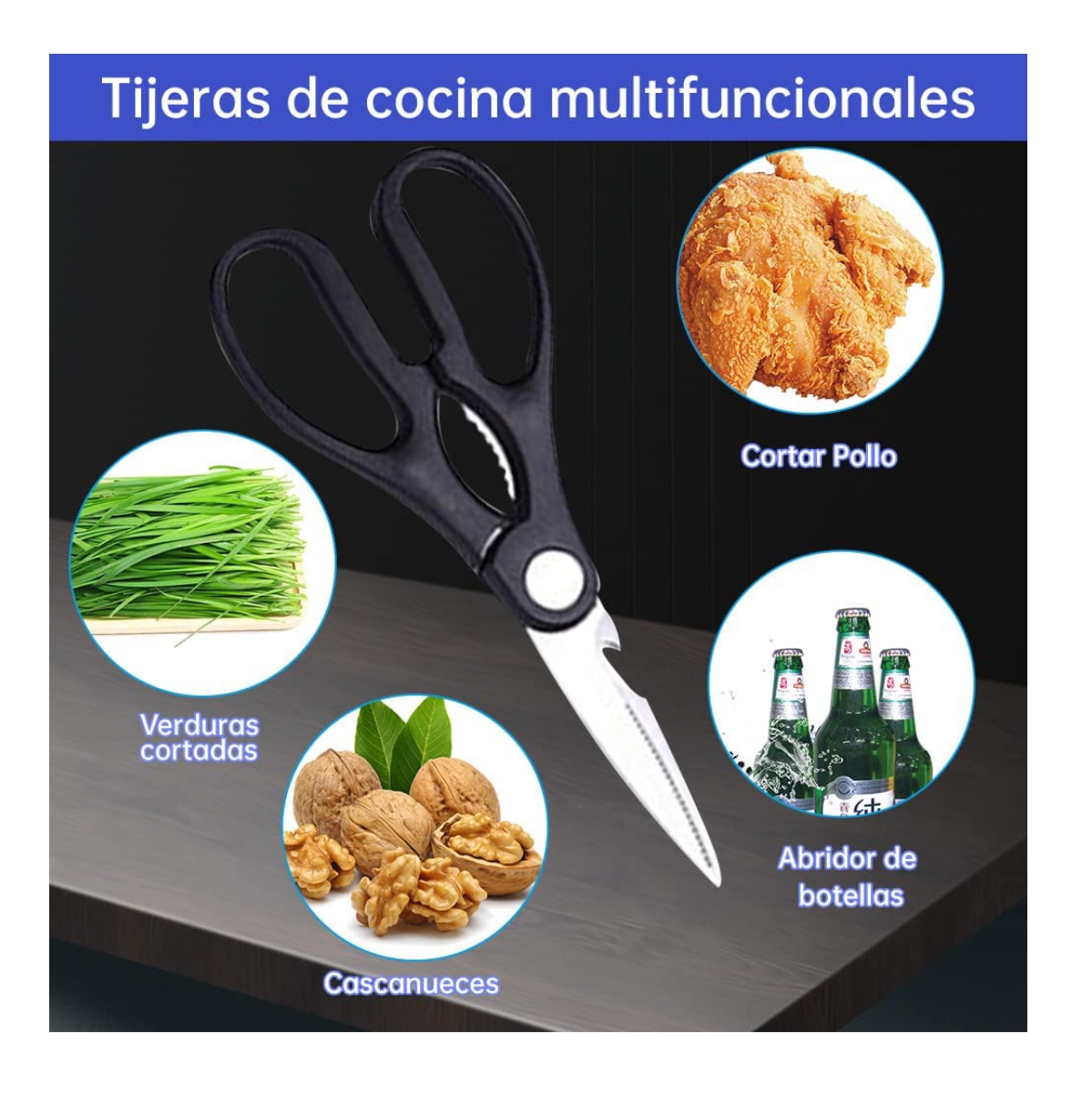 Miniatura 1 de Sarten 4puestos + Juego Cuchillos X6