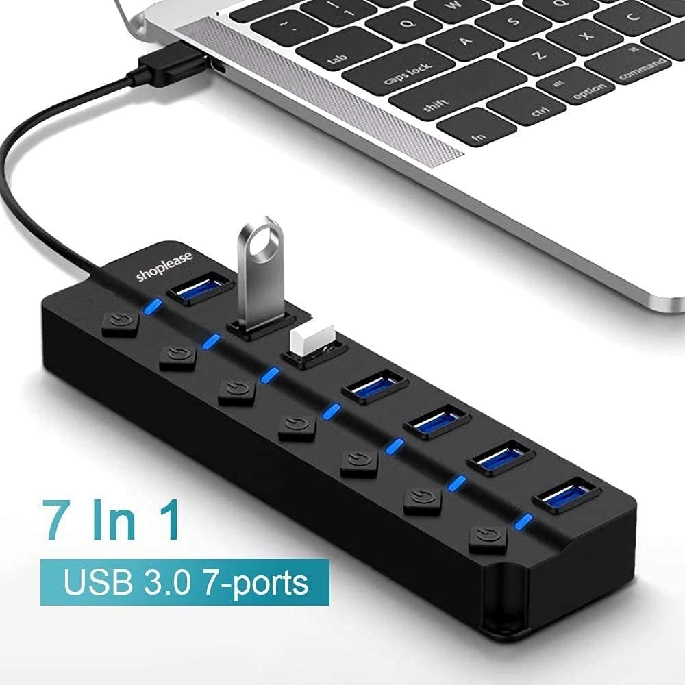 Miniatura 3 de Adaptador Multipuerto Usb 7 en 1 Hub Usb