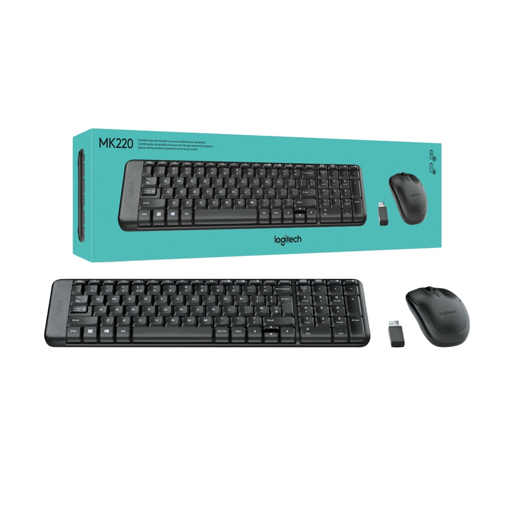 Teclado y Mouse Logitech MK220